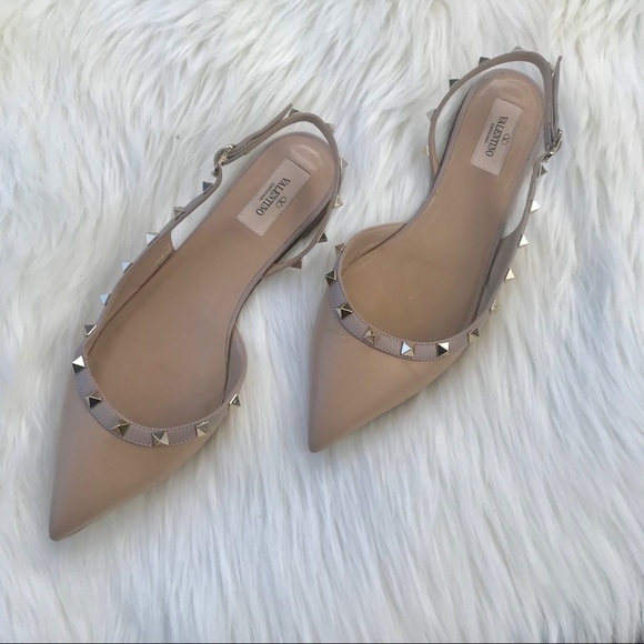 Valentino Shoes - ⚡️FINAL SALE⚡️ Valentino Rockstud Flats Sz. 9